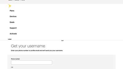 
                            4. Get your username - sprint.com