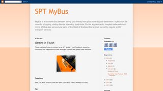 Getting in Touch - SPT MyBus - Spt Mybus Portal