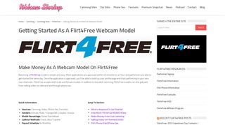 
Getting Started As A Flirt4Free Webcam Model - Webcam ...  
