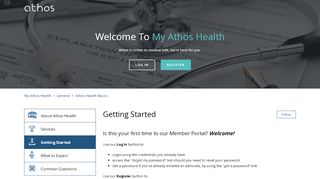 
                            8. Getting Started – My Athos Health - Athos Login
