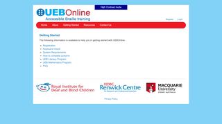 
                            8. Getting Started - UEB Online - Ueb Online Portal