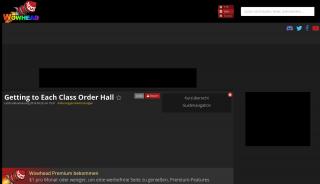
                            1. Getting to Each Class Order Hall - Guides - Wowhead - Hunter Class Hall Portal