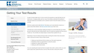 
                            7. Getting Your Test Results | Primary Care | Kent Hospital - Care New England Portal