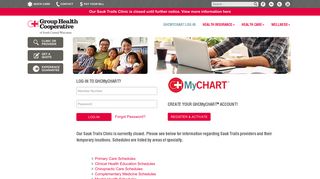 
                            5. ghcMyChart - GHC-SCW - Mygrouphealth For Members Login Page