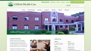 
                            5. Gifford Primary Care, Randolph, VT: family medicine, pediatrics ... - Bethel Medical Patient Portal