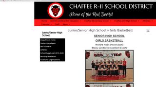 
                            8. Girls Basketball • Page - CHAFFEE R-11 SCHOOL DISTRICT - Mon Bell Portal