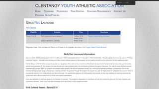 
                            3. Girls - Olentangy Youth Athletic Association - Oyaa Soccer Sign Up
