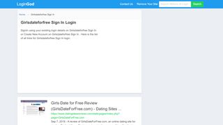 Girlsdateforfree Sign In Login or Sign Up - Girlsdateforfree Sign In Portal