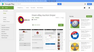 
                            3. Gixen eBay Auction Sniper - Apps on Google Play - Gixen Sign In