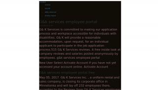 
                            3. G&k services employee portal - camakan - G&k Services Employee Portal