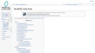 
                            3. GLaDOS voice lines - Portal Wiki - Portal 2 Lines