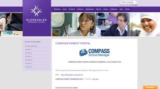 
                            2. Gleneagles Secondary College » Compass Parent Portal - Gleneagles Portal