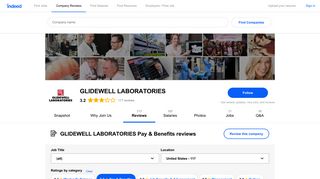 
GLIDEWELL LABORATORIES Pay & Benefits reviews - Indeed  
