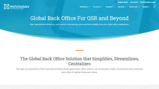 
Global Back Office Solution for QSR and Beyond ...
