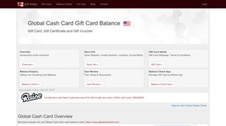 
                            7. Global Cash Card | Gift Card Balance Check | Balance ... - Https Cardholder Globalcashcard Com Index Cfm View Portal