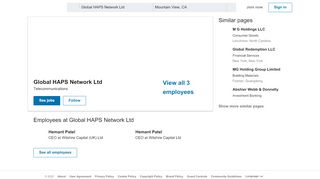 
                            5. Global HAPS Network Ltd | LinkedIn - Haps Global Login