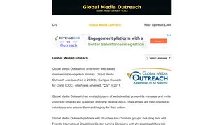
                            6. GLOBAL MEDIA OUTREACH — A Global Ministry On Thin Ice - Global Media Outreach Arc Portal