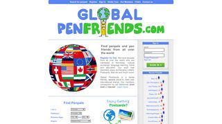 
                            3. Global Penfriends - Online and Snail mail pen pals - Global Penfriends Portal