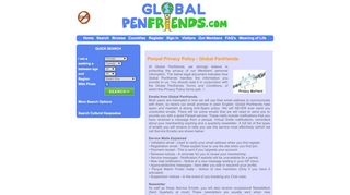 
                            7. Global Penfriends penpals_privacy_policy - Global Penfriends Portal