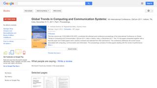 
                            7. Global Trends in Computing and Communication Systems: 4th ... - Cms Portal Amrita