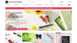 
                            2. GLOSSYBOX: Best Beauty Subscription Box | Makeup Beauty ... - Glossybox Portal Page