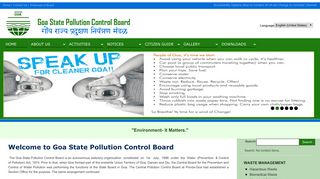 
                            1. Goa State Pollution Control Board - Goa Pollution Control Board Login