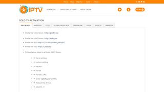 
                            3. Gold TV Activation – Goldstar IPTV - Gold Iptv Portal Url