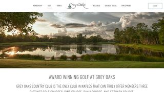 
                            6. Golf at Grey Oaks Country Club | Southwest Florida | Naples ... - Grey Oaks Country Club Portal