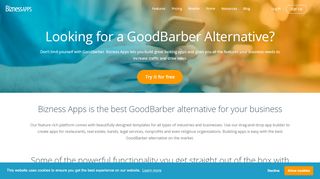
                            5. GoodBarber Alternative | Bizness Apps Mobile App Builder for ... - Goodbarber Com Login