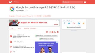 
                            3. Google Account Manager 4.0.3-239410 (Android 2.2+) APK ... - Google Portal Service Apk Download