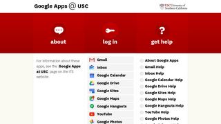 Google Apps @ USC