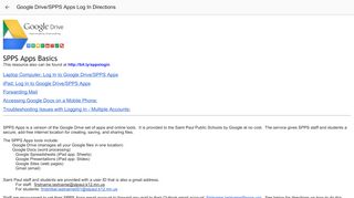 
                            8. Google Drive/SPPS Apps Log In Directions - Spps Apps Portal
