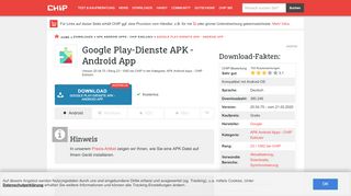
                            8. Google Play-Dienste APK - Android App - Download - CHIP - Google Portal Service Apk Download