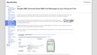 
                            2. Google SMS Channels:Send SMS Text Messages to your ... - Google Sms Channel Account Portal