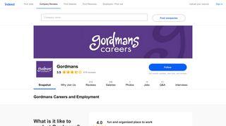 
                            5. Gordmans Careers and Employment | Indeed.com - Gordmans Careers Portal