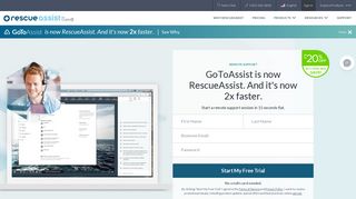 
GoToAssist Remote Support is now RescueAssist  
