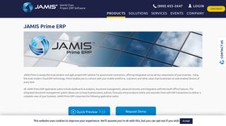 
                            3. Government Contract Accounting Software | JAMIS Prime ERP - Jamis Prime Login
