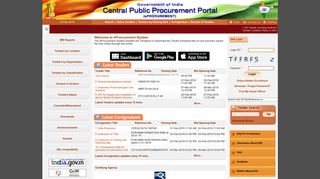 
                            6. Government eProcurement System - Central Portal System
