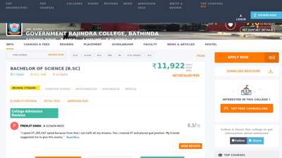 
                            5. Government Rajindra College, Bathinda - Admissions ...