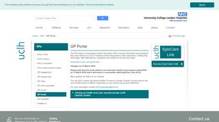 
                            1. GP Portal - UCLH - Uclh Portal