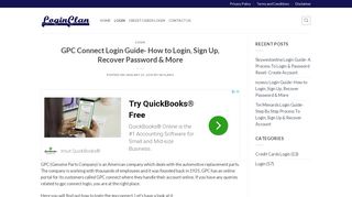 
                            7. GPC Connect Login | Login, Sign Up, Forgot Password & More - My Genpt Com Portal