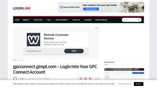 
                            6. gpcconnect.genpt.com - Login Into Your GPC Connect ... - My Genpt Com Portal