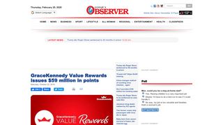 
                            8. GraceKennedy Value Rewards issues $59 million in points - Gk Rewards Sign Up