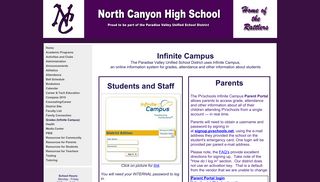 
                            8. Grades (Infinite Campus) - NCHS - Google Sites - Infinite Campus Student Portal Pvusd