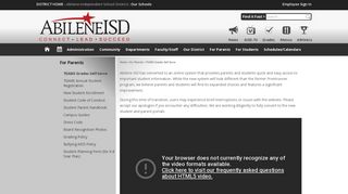 
                            8. Grades Self-Serve | Abilene Independent School District - Teams Austin Isd Portal
