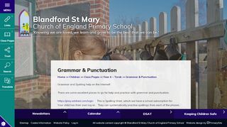 
Grammar & Punctuation | Blandford St Mary Church of ...  
