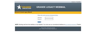 
                            6. Grande Communications Webmail - Mygrande Email Portal