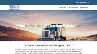 
                            7. Granite Premium Finance Inc - Granite Finance Ltd Portal