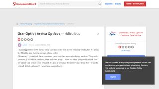 
                            7. GranOptic / Areica Opticos - Ridiculous, Review 929134 ... - Granoptic Login