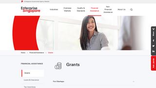 
                            4. Grants | Enterprise Singapore - Enterprise Singapore Grant Portal